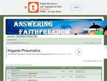 Tablet Screenshot of faithfreedom.getforum.org