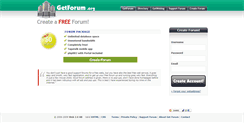 Desktop Screenshot of getforum.org