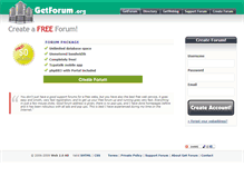 Tablet Screenshot of getforum.org